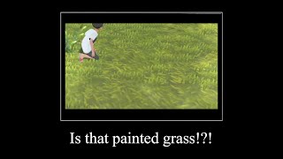 What the grass looks like in Pokemon Legends Arceus
