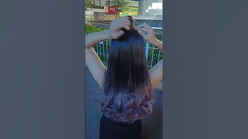 Nối tóc giả đẹp giữa công viên #tockep #hairstyle