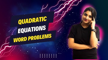 Word Problems | Quadratic Equations  | Part -1 |  Class X | Surabhi Gangwar