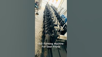 Roll Forming Machine For Door Frame Channel #rollformingmachinemanufacturer #rollformingmachine