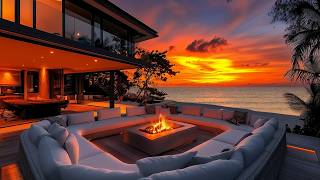 The Most Beautiful and Relaxing Seaside Evening in Comfortable Terrace with Soft Jazz & Ocean Breeze screenshot 5