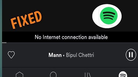 Fix Spotify No Internet Connection Available Problem Solved 2024