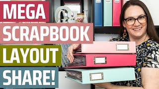 MEGA Scrapbook Layout Share + Tips, Tricks and MUST SEE Design Ideas!!