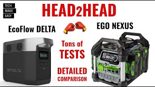 EcoFlow Delta vs EGO Nexus Power Station Head2Head solar generator