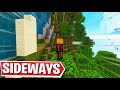 Minecraft BUT IT'S SIDEWAYS..