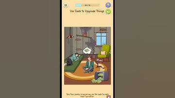 Frustrating Puzzle Game - Level 1 - Use cash to upgrade things.