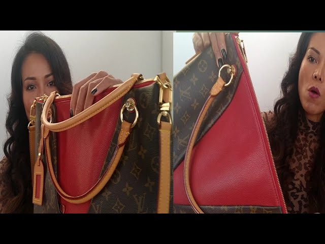 Louis Vuitton Monogram V Tote BB Red