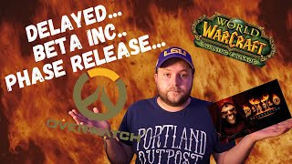 Classic TBC Phase 2 Release, Diablo 2 BETA starts and Overwatch DELAY inc..?? - Blizzard news.