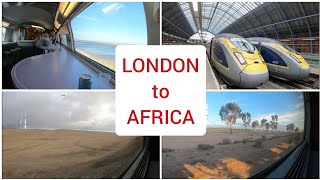 London to Africa by train, First Class 4K
