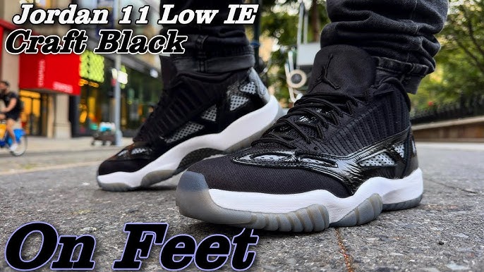 Air Jordan 11 Retro Low IE Black White