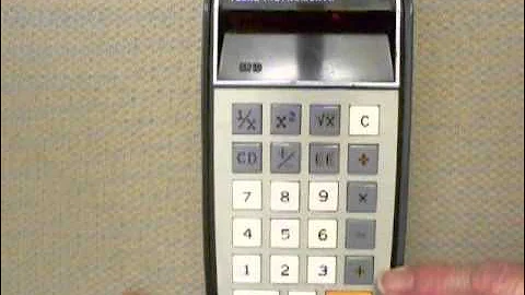 Texas Instruments SR-10 & SR-50 Calculators