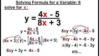 Algebra - Ch. 3: Formula, Inequalities, Absolute Value (6 of 38) Solving Formula for a Variable: 6