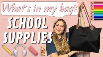 Learn School Supplies in English! | English with Julia Silva at Languistic.ca #languistic