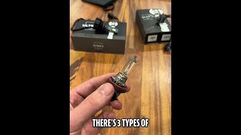 Three Types of Headlight Bulbs! 🚗💡