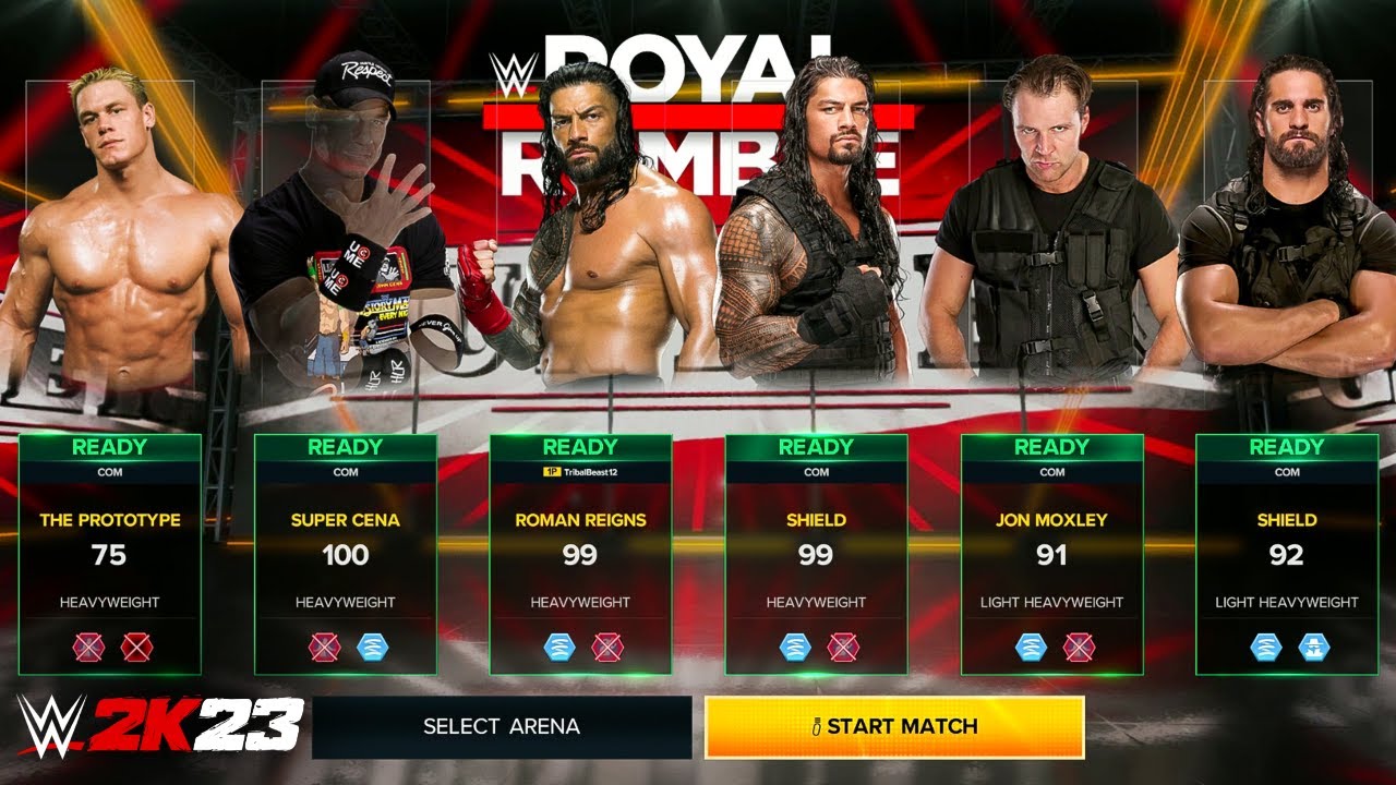 WWE 2K23 Live Stream - 30 Men's Royal Rumble Match