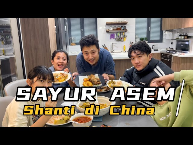 MUSIM DINGIN DI CHINA ,SAYA MASAKIN SAYUR ASEM BUAT KELUARGA KU,RASA ENAK SEGER HANGAT YUMMY class=