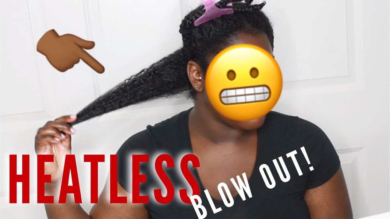 HEATLESS Stretch/Blow Dry on Natural Hair! Easy Wash Day Routine