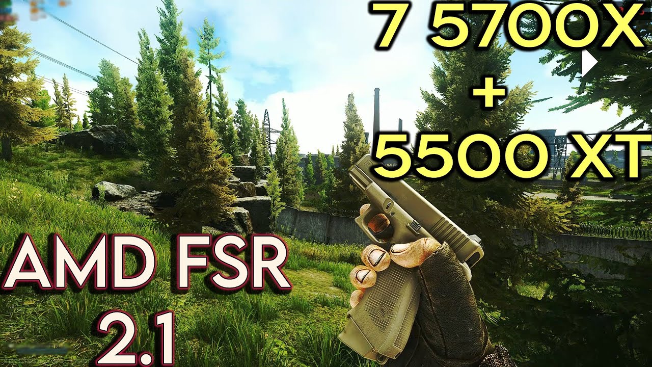Tarkov AMD FSR 2.1 Ryzen 7 5700X + RX 5500 XT Streets of Tarkov