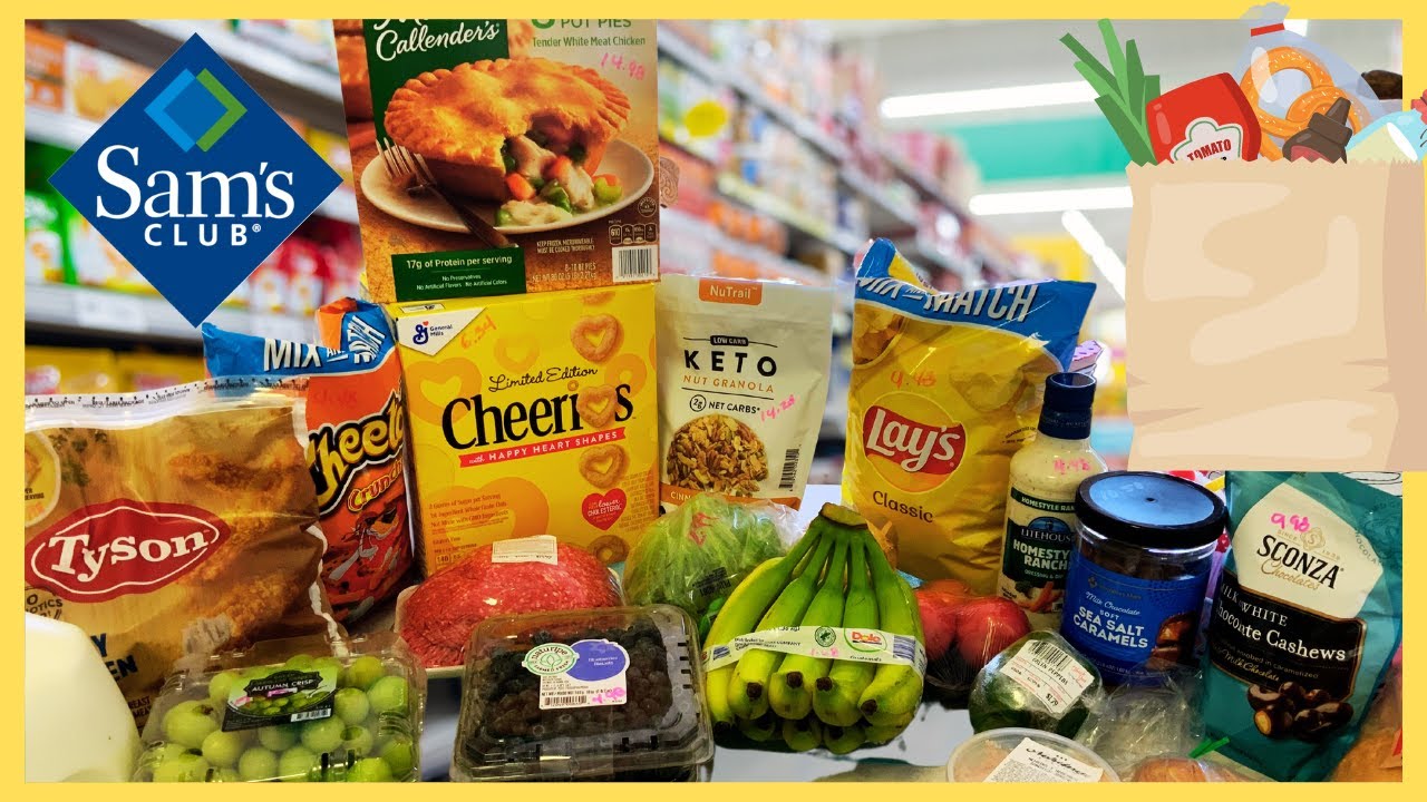 Grocery Haul Sam's Club Weekly Grocery Haul with Meal Ideas #samsclub ...