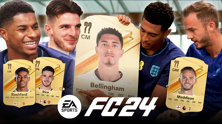 "65 Shooting EA That's A Disgrace!" Bellingham, Maddison, Rice & Rashford | EA FC 24 Ratings Reveal