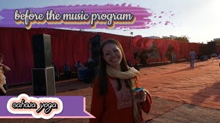 Sahaja Yoga. Preparing For The Evening Music Program. India 2018.