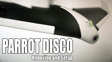 Parrot Disco - New Drone Unboxing and Setup