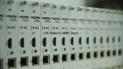 3U Rack Video Encoder