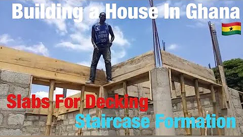 Building In Ghana 🇬🇭 | Wood Work Lintel Beam for Windows And Decking Construction | Dream House