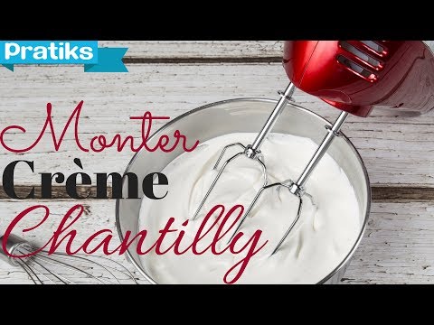 comment monter creme liquide en chantilly