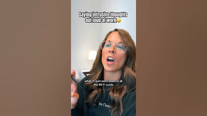 Intrusive thoughts at work🤣 #intrusivethoughts #theoffice #officehumor #comedy #funny #shorts