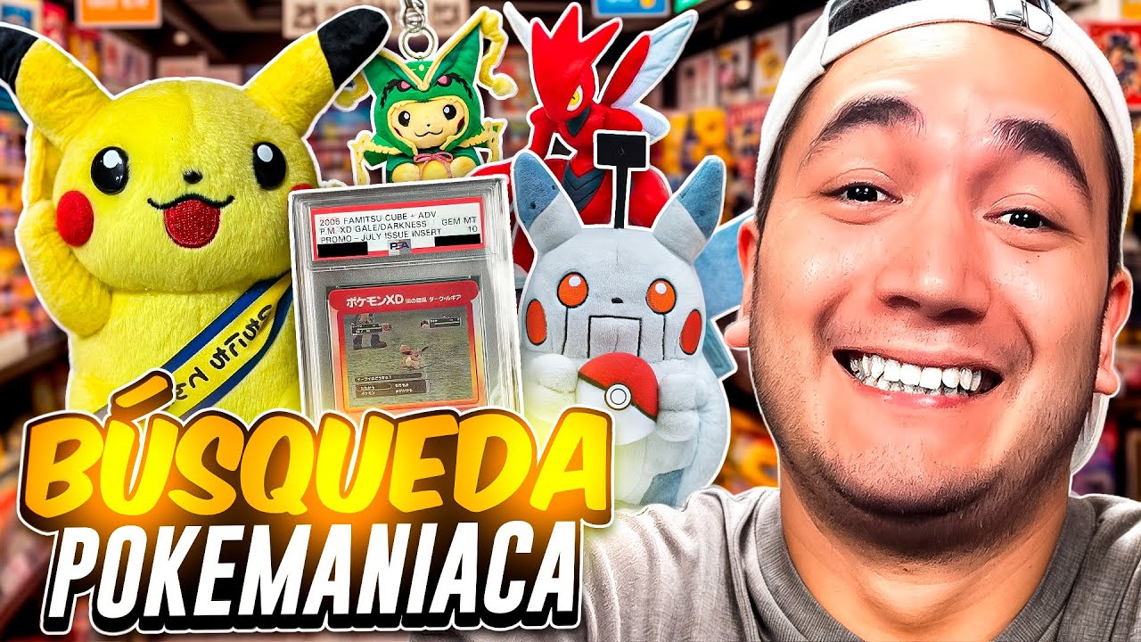Los ARTÍCULOS MÁS RAROS de POKÉMON que encontré en Busqueda por Japón