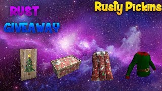 Rust Giveaway | Special 1.000 Subscribers / Christmas and Rusty Pickins Opening