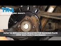 How to Replace Rear Brake Rotor Backing Plate 1999-2007 Chevy Silverado