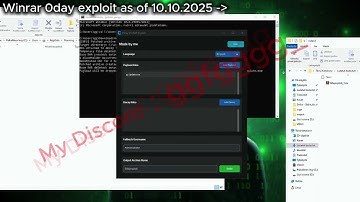 WinRar 0day Exploit Proof (Working)  #hacking #0day #exploit #shorts 