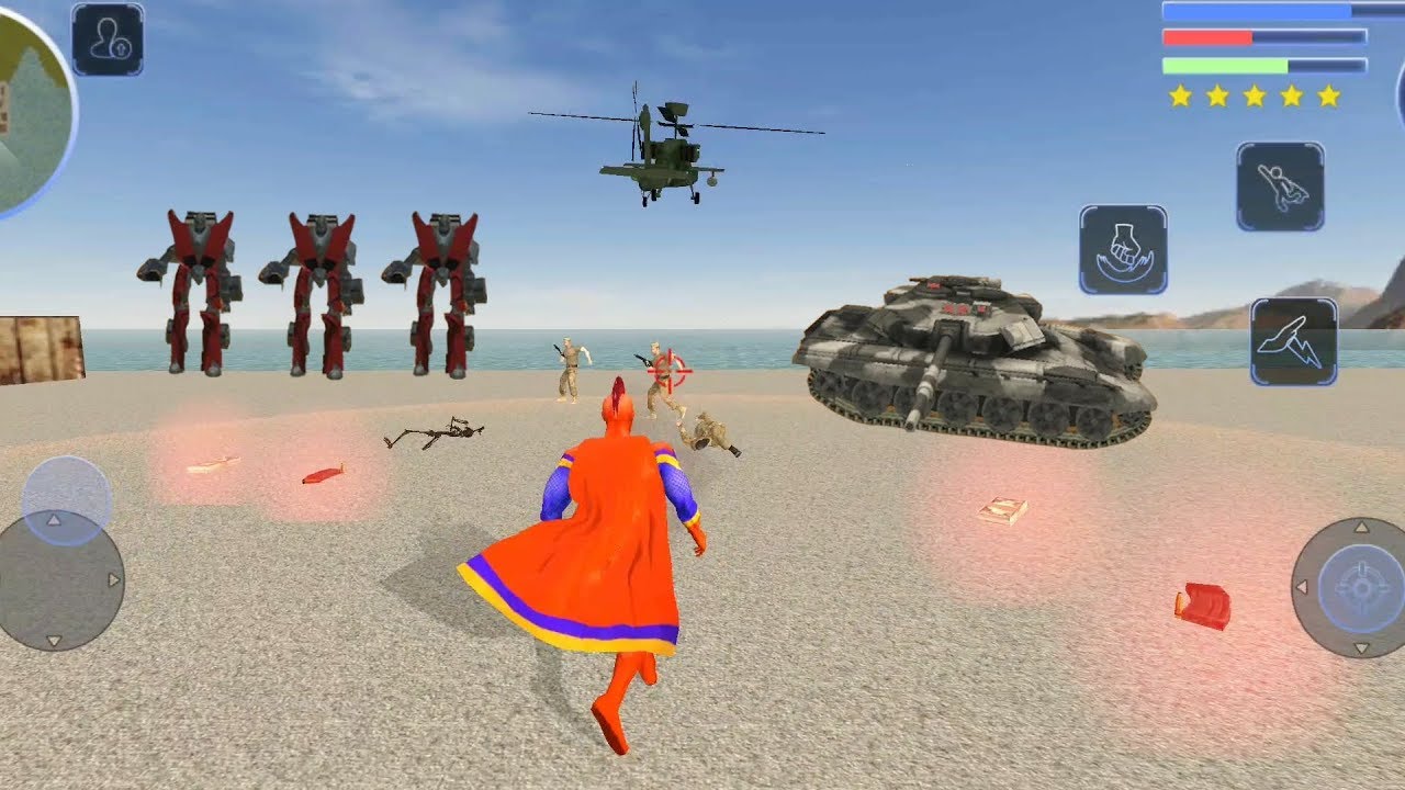 Energy Joe (Energy Man Attack Army Base) Energy Joe Destroyer Army Tank - Android Gameplay HD