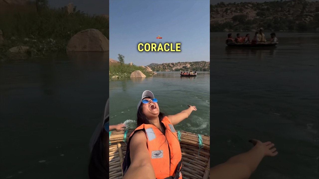 Coracle Ride - A must do thing in Hampi😍 Sanapur Lake | 