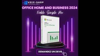 Microsoft Office Home &amp; Business 2024 – Licence à vie | Version française Afrique