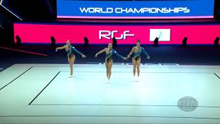 Aerobic Worlds, Baku. Qualifications Trio: Россия