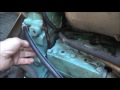 Changing air compressor oil line with a hydraulic line on detroit Series 60