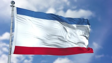 Crimea Flag Animation Stock Motion Graphics