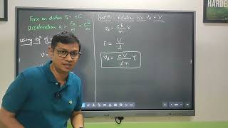 Derivation - Ohms law from drift speed