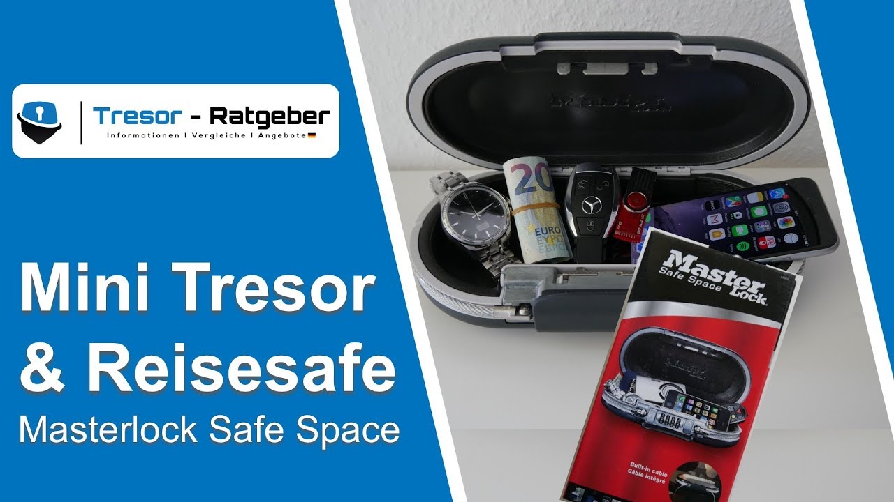 Mini Tresor und Reisesafe - Master Lock Safe Space