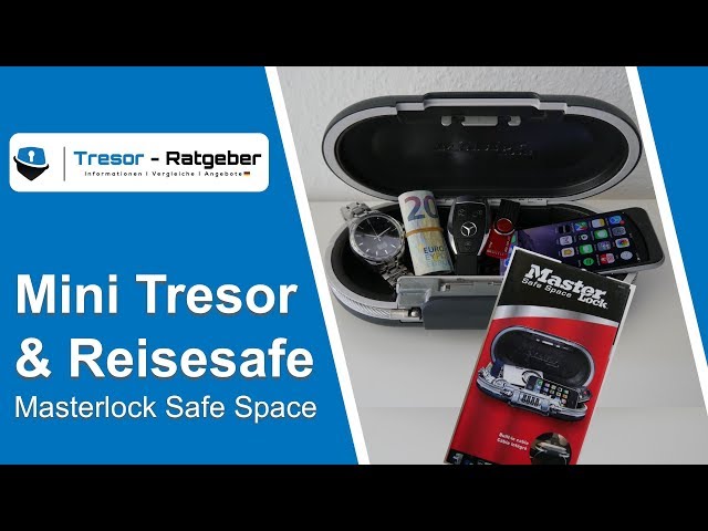 Mini Tresor und Reisesafe - Master Lock Safe Space