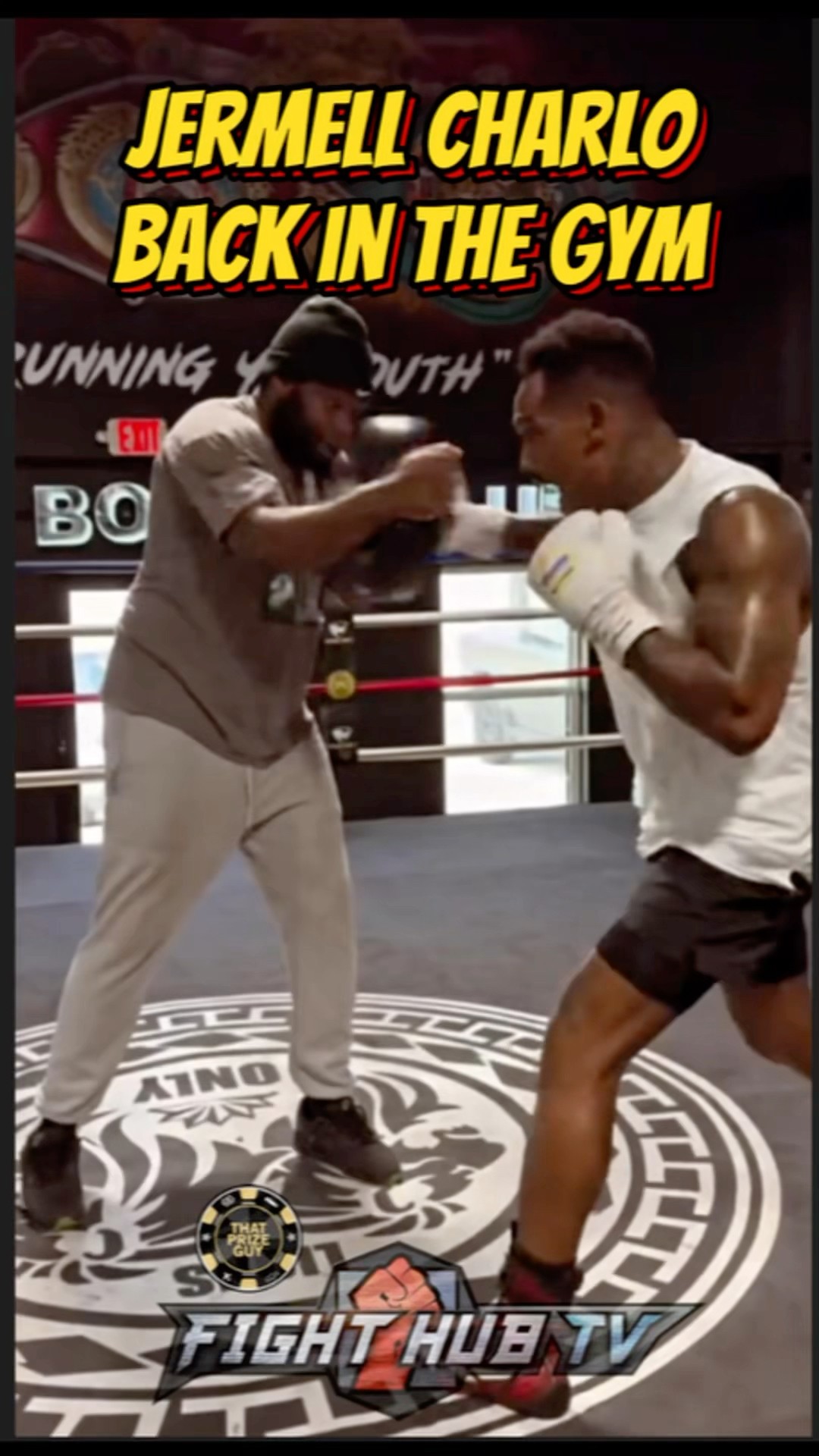 Jermell Charlo FIRST LOOK back in the gym; POWER PUNCHES look scary!