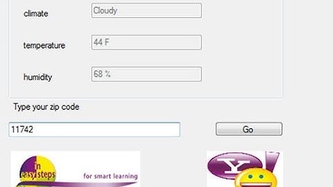 Create a Weather App using Visual Basic