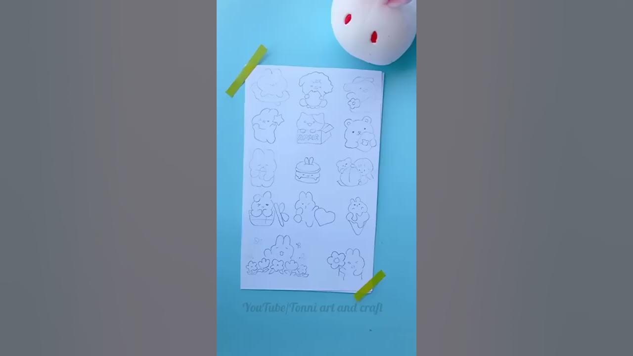 DIY Cute Sticker Book / How to make a sticker book at home / Handmade  sticker book 