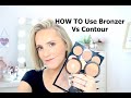 HOW TO Use Bronzer Vs Contour