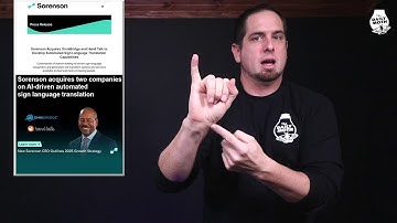 Sorenson acquires two companies on AI-driven automated sign language translation