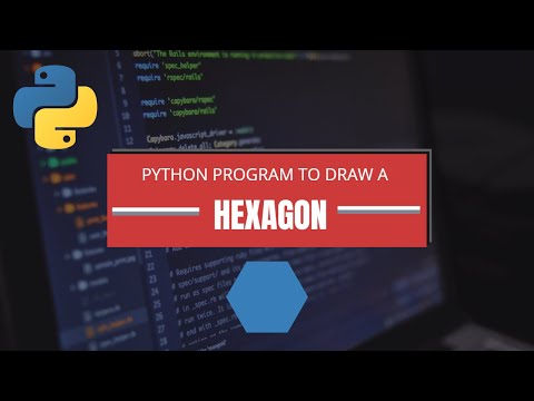Draw a hexagon through turtle module| python program to draw a hexagon #shorts #programs #python