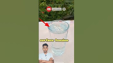 Surface Tension | Floating blade on the water | Simple science experiments #shorts ​